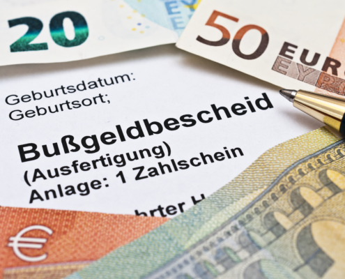 Bußgeldbescheid
